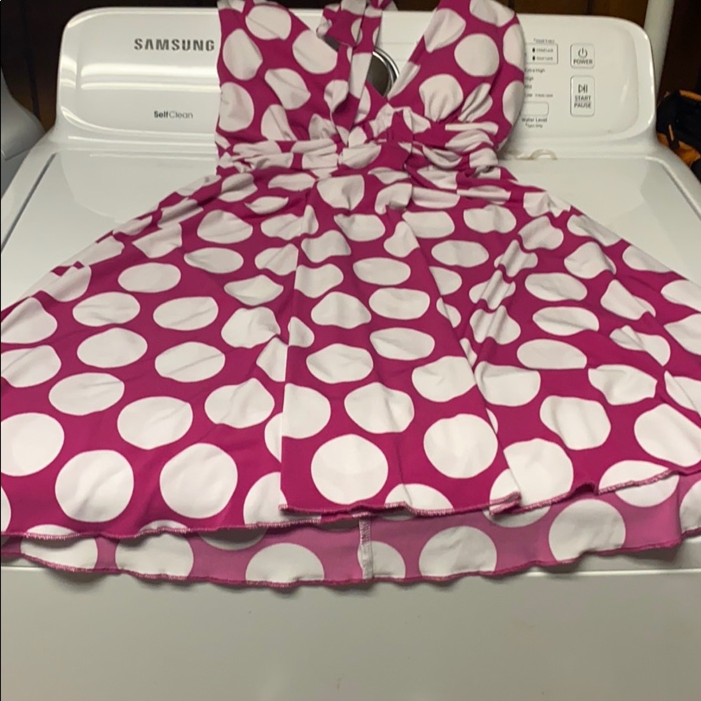 Strapless summer dress